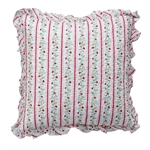 Gloria White cushion med frynser fra GreenGate - Tinashjem